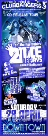 2Nice Djs CD Release Werbeplakat