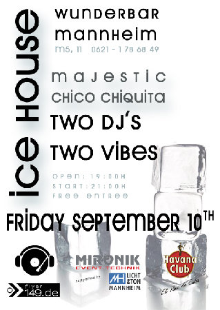 Ice House Party Werbeplakat