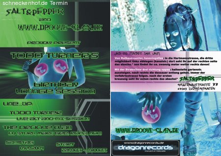 Todd Turner Birthday Session Werbeplakat