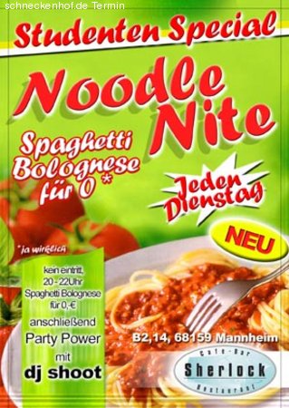 Noodle Nite Werbeplakat
