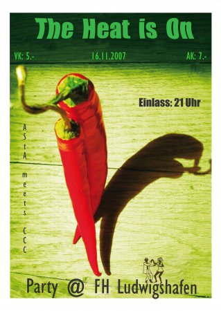 Große FH-Party Werbeplakat