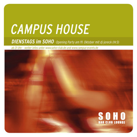 Campus House Werbeplakat