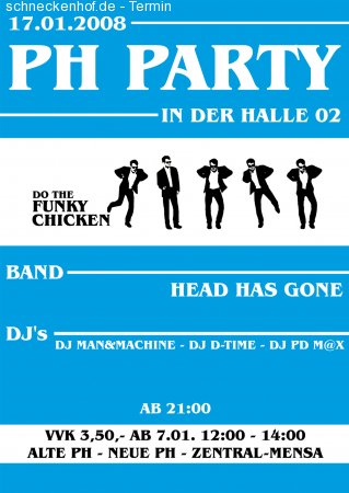 PH-Party Werbeplakat