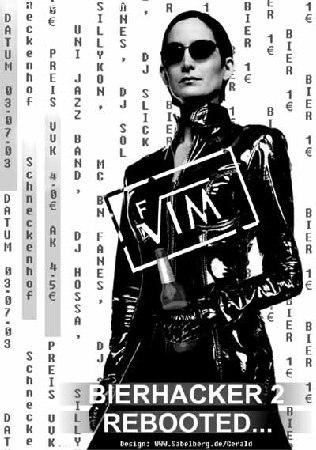 FIM Bierhacker 2 Rebooted Werbeplakat