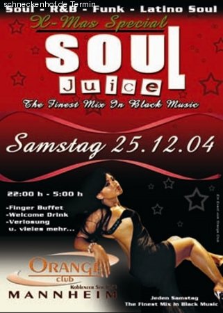 X-mas Soul Juice Werbeplakat