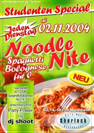 Noodle Nite Werbeplakat