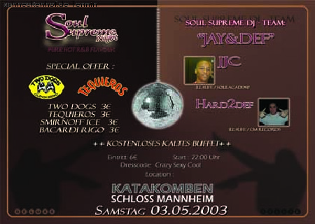 Soul Supreme Night Werbeplakat