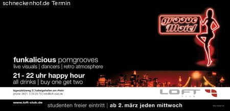 Groove Motel Werbeplakat