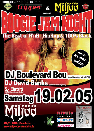 BoogiJamNight Werbeplakat