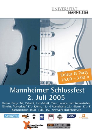 Schlossfest 2005 Werbeplakat