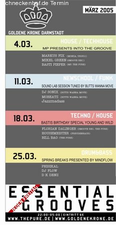 spring breakz (drum'n'bass) Werbeplakat