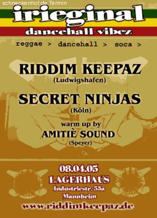 Irieginal DancehallVibez OberH Werbeplakat