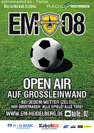 Public Viewing Kroatien  Deut Werbeplakat