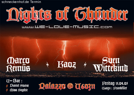 Nights of Thunder Werbeplakat
