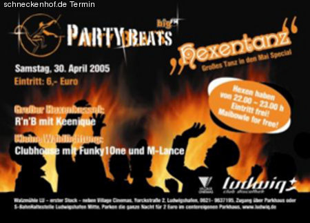 bigFM Party Beats Hexentanz Werbeplakat