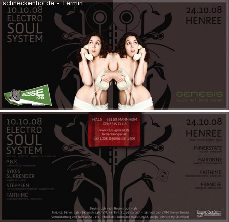 Electrosoul System @ Genesis Werbeplakat