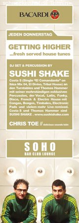 Getting Higher mit Sushi Shake Werbeplakat