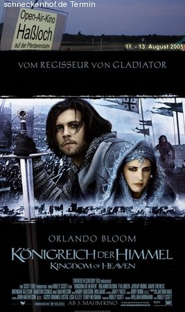 Open Air Kino: Königreich... Werbeplakat
