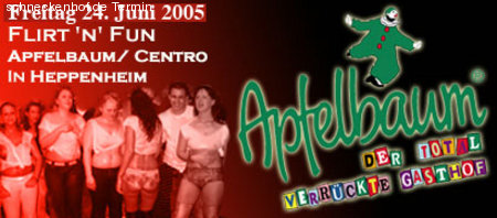 Flirt'n Fun Party Werbeplakat