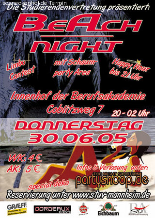 BeAch - Night Werbeplakat