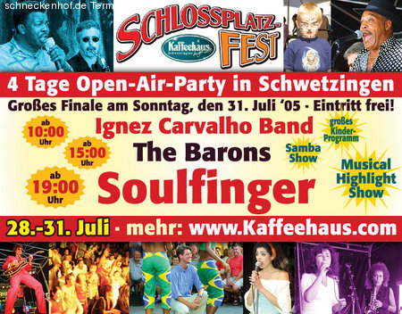 Schlossplatzfest Schwetzingen Werbeplakat