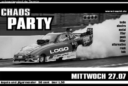Chaos-Party Werbeplakat