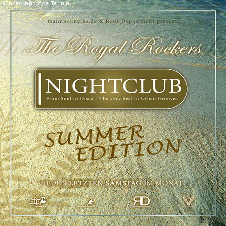 The Royal Rockers - Nightclub Werbeplakat