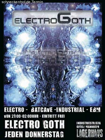 Sofa-Session & Electro Goth Werbeplakat