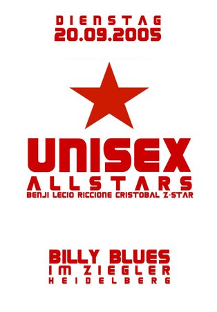 Unisex - Allstars Werbeplakat