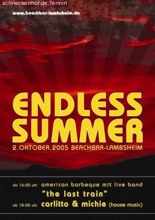 Endless Summer House Party Werbeplakat