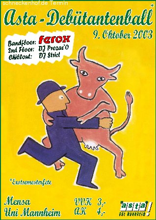 Ersti-Fete Werbeplakat