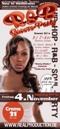 R&B Groove Party Werbeplakat