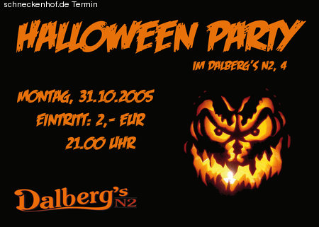 Halloween Party Werbeplakat