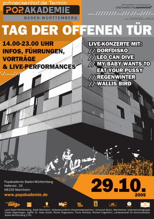 Tag der Offenen Tür Werbeplakat