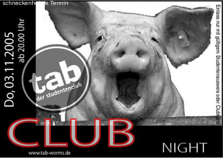 Clubnight No. V Werbeplakat