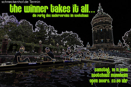 The Winner takes it all... Werbeplakat