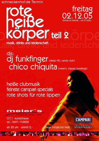 rote heiße körper (pt.2) Werbeplakat