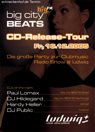 Big City Beats - CD Release To Werbeplakat