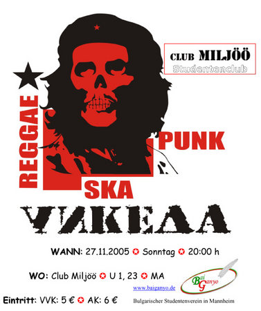 LIVE Auftritt Werbeplakat