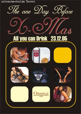 All U Can Drink X-Mas Special Werbeplakat