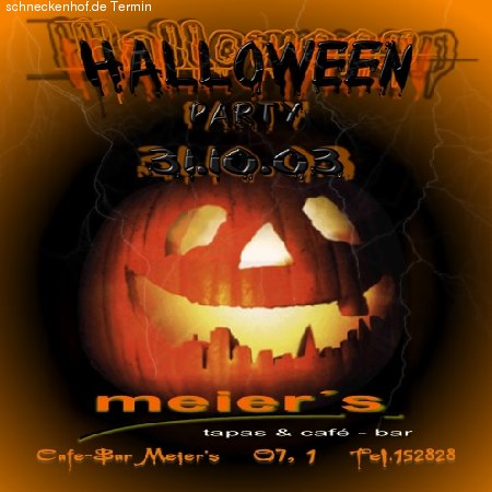 Halloween Party Werbeplakat