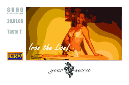Your Secret - Iron the Lion Werbeplakat