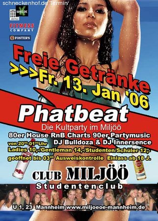 Phatbeat Party Werbeplakat