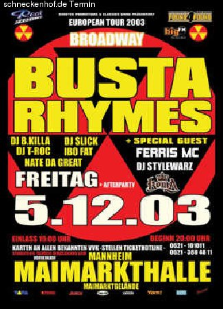 Busta Rhymes Werbeplakat
