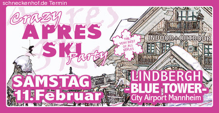 Crazy Apres Ski Party Werbeplakat