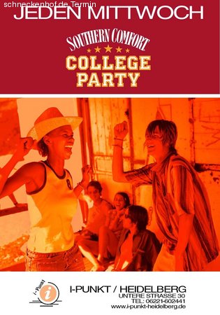 Southern Comfort College Party Werbeplakat