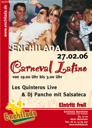 Carneval Latino Werbeplakat