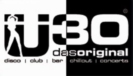 Ü30 Hot - Black & White Werbeplakat