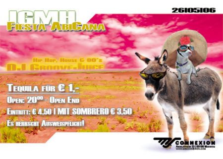 Fiesta Abicana - Abiparty Werbeplakat