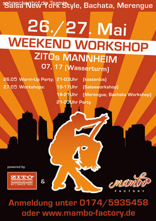 Weekendworkshop Werbeplakat